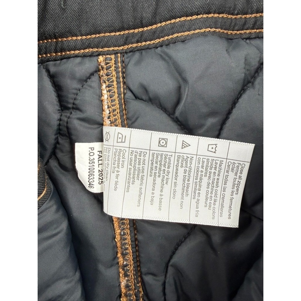 Carhartt Coverall Womens Small Short Loose-Fit Washed Duck Insulated Biberall - Picture 15 of 16